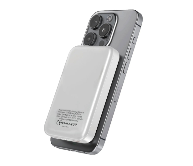 ExtraLink MAGSAFE 10000MAH 38.5WH PD20W+15W USB-C USB-A BIAŁY - 1570057 - zdjęcie 2